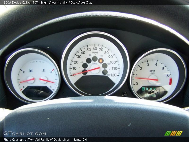 Bright Silver Metallic / Dark Slate Gray 2009 Dodge Caliber SXT