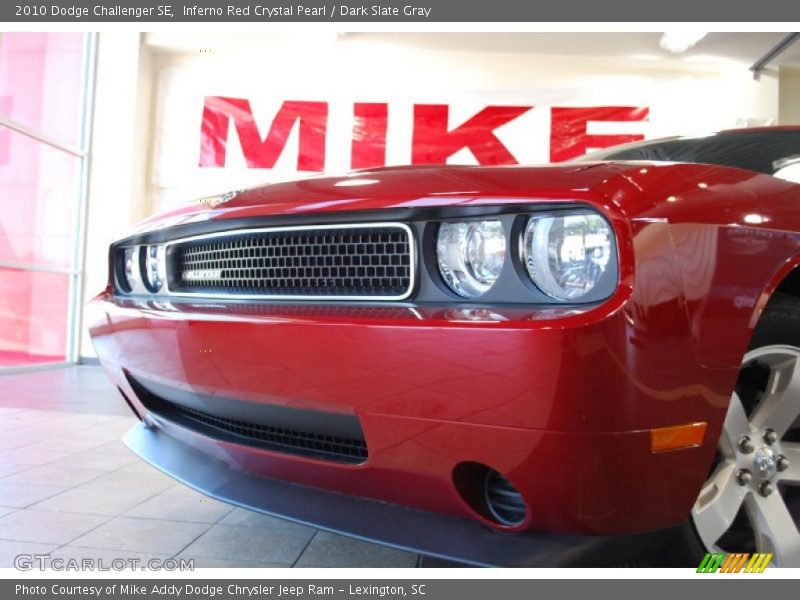 Inferno Red Crystal Pearl / Dark Slate Gray 2010 Dodge Challenger SE