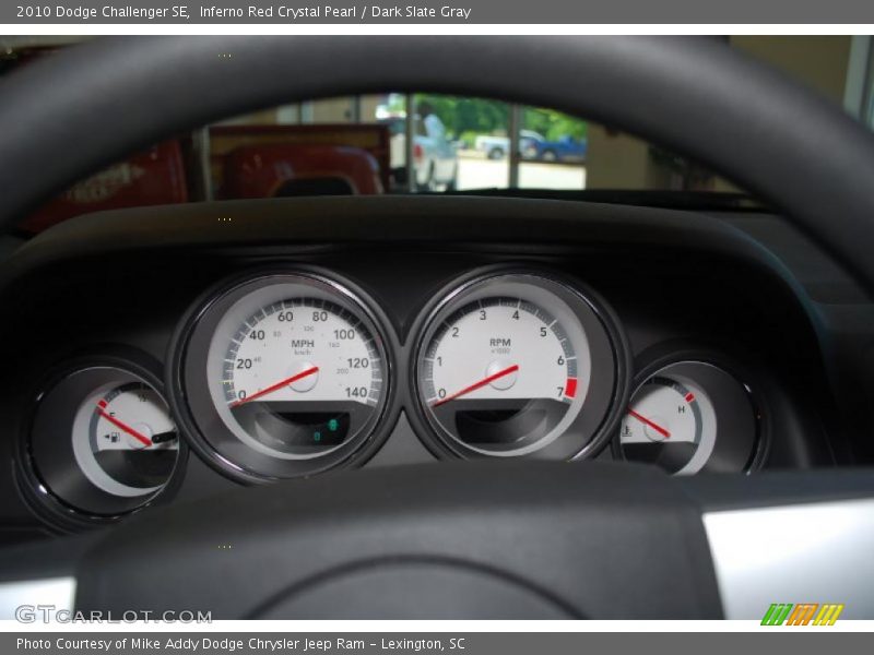 Inferno Red Crystal Pearl / Dark Slate Gray 2010 Dodge Challenger SE