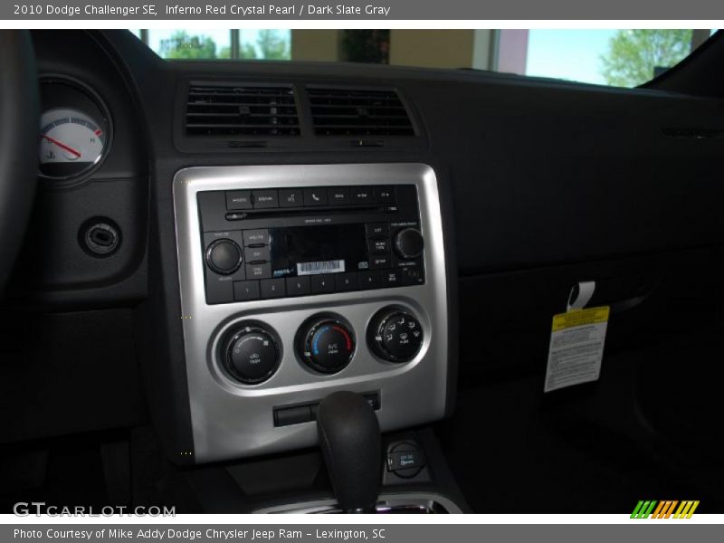 Inferno Red Crystal Pearl / Dark Slate Gray 2010 Dodge Challenger SE