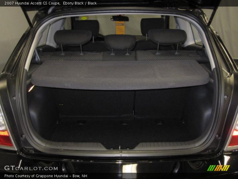 Ebony Black / Black 2007 Hyundai Accent GS Coupe