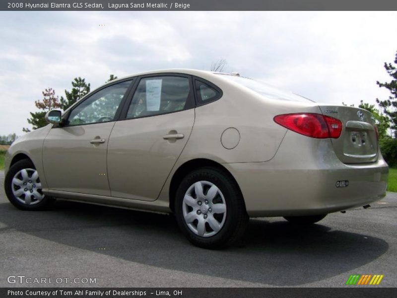 Laguna Sand Metallic / Beige 2008 Hyundai Elantra GLS Sedan