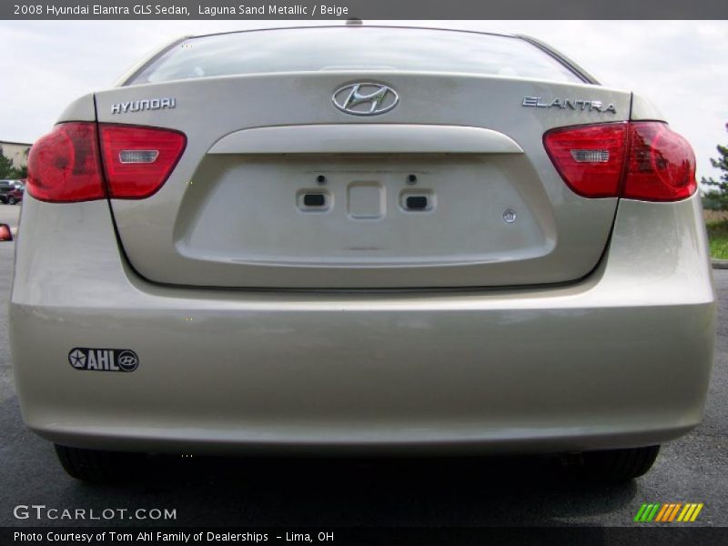 Laguna Sand Metallic / Beige 2008 Hyundai Elantra GLS Sedan