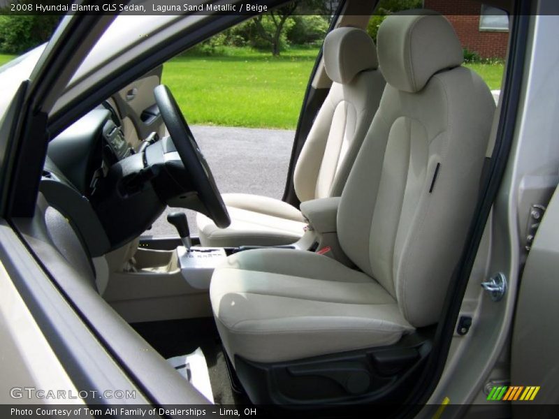 Laguna Sand Metallic / Beige 2008 Hyundai Elantra GLS Sedan