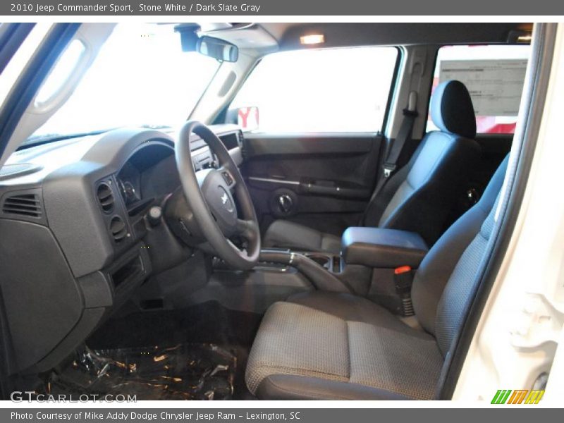 Stone White / Dark Slate Gray 2010 Jeep Commander Sport