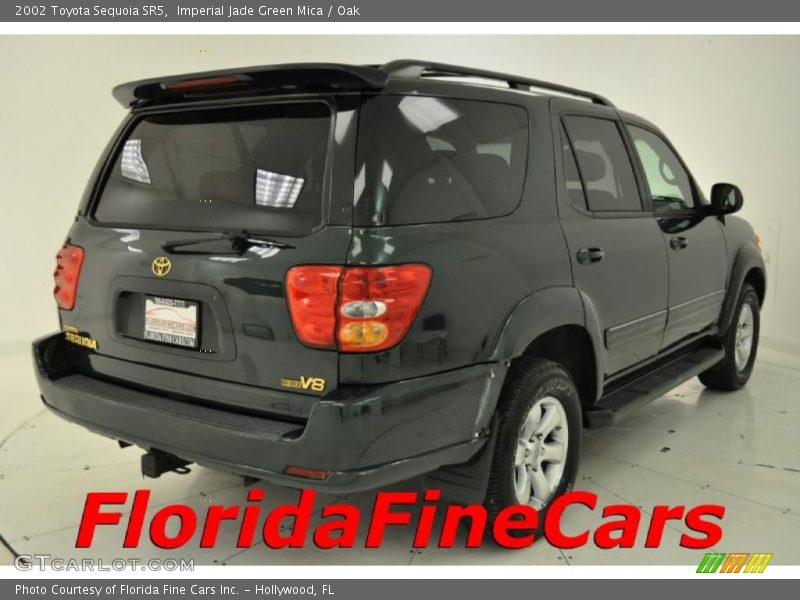 Imperial Jade Green Mica / Oak 2002 Toyota Sequoia SR5