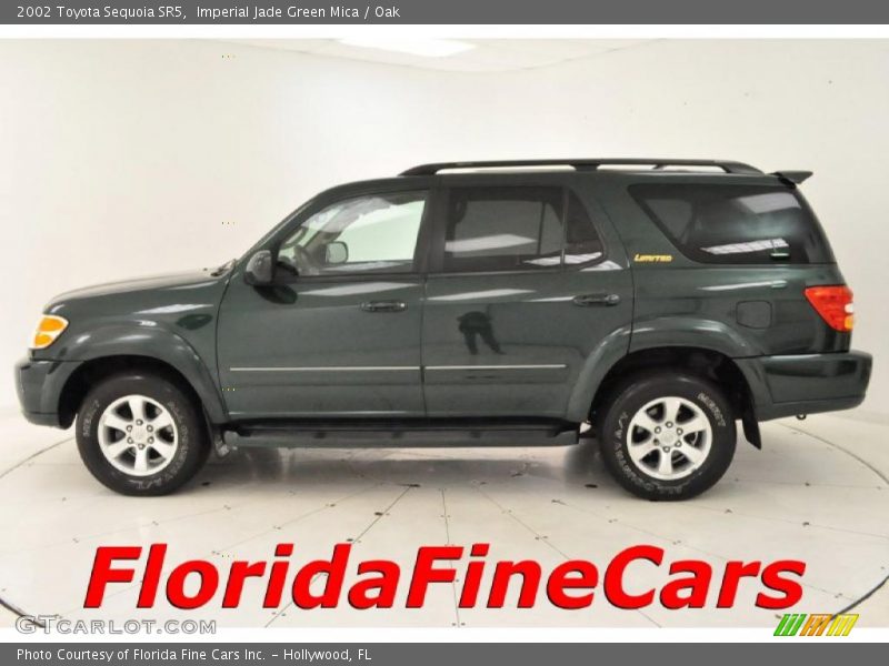 Imperial Jade Green Mica / Oak 2002 Toyota Sequoia SR5