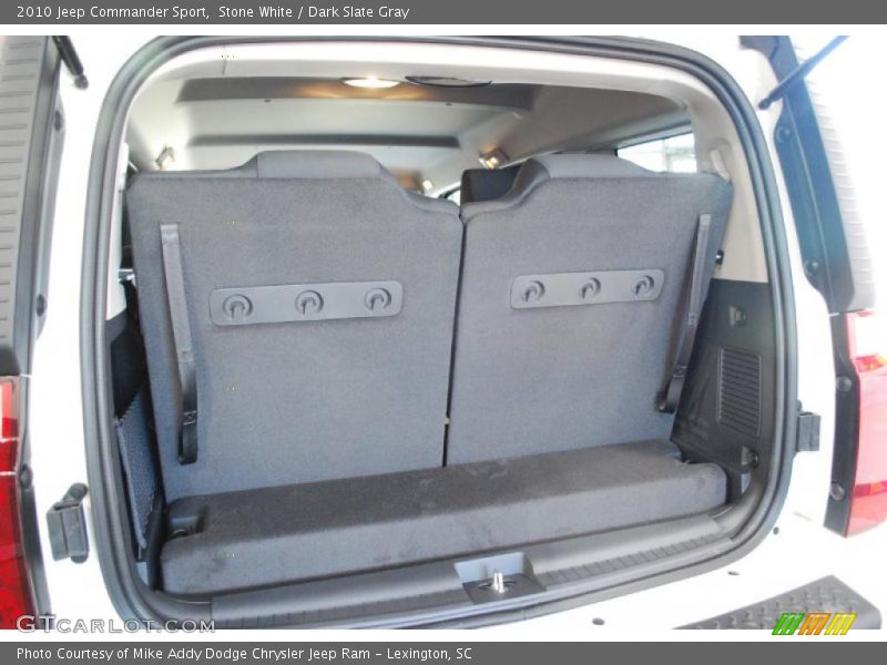 Stone White / Dark Slate Gray 2010 Jeep Commander Sport