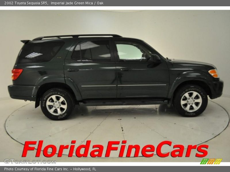 Imperial Jade Green Mica / Oak 2002 Toyota Sequoia SR5