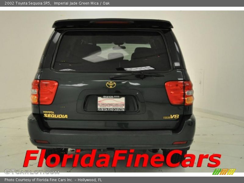 Imperial Jade Green Mica / Oak 2002 Toyota Sequoia SR5