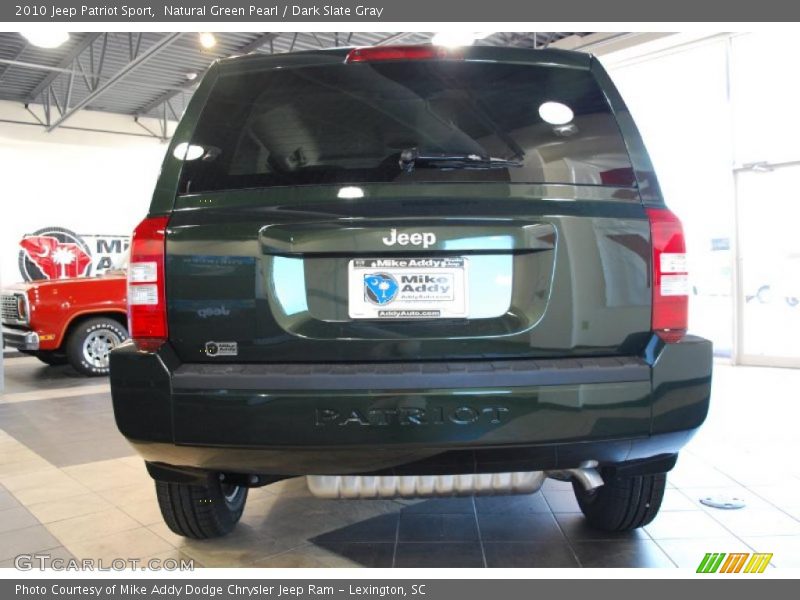 Natural Green Pearl / Dark Slate Gray 2010 Jeep Patriot Sport