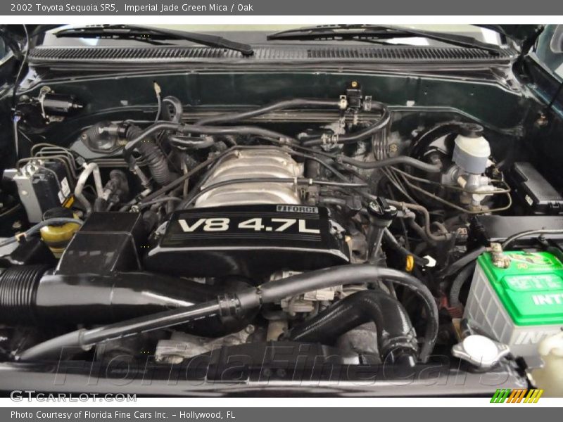 Imperial Jade Green Mica / Oak 2002 Toyota Sequoia SR5