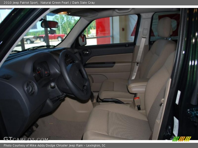 Natural Green Pearl / Dark Slate Gray 2010 Jeep Patriot Sport