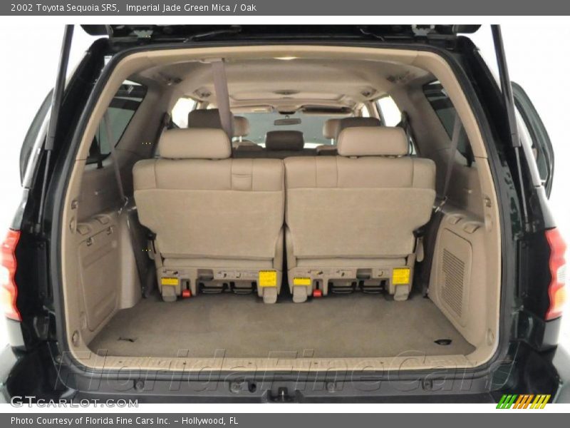 Imperial Jade Green Mica / Oak 2002 Toyota Sequoia SR5