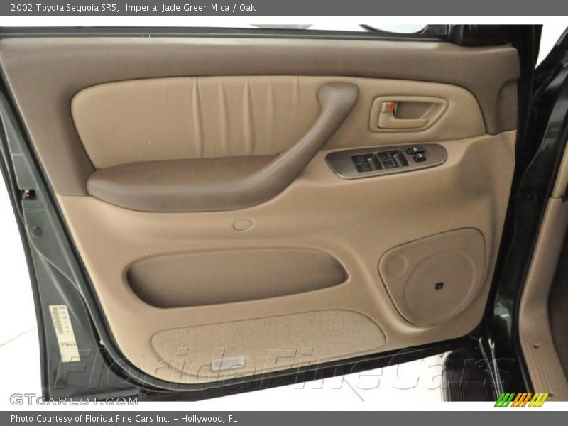 Imperial Jade Green Mica / Oak 2002 Toyota Sequoia SR5