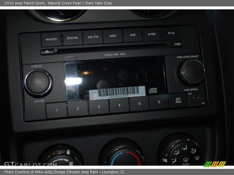 Natural Green Pearl / Dark Slate Gray 2010 Jeep Patriot Sport