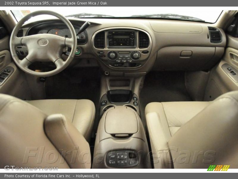 Imperial Jade Green Mica / Oak 2002 Toyota Sequoia SR5