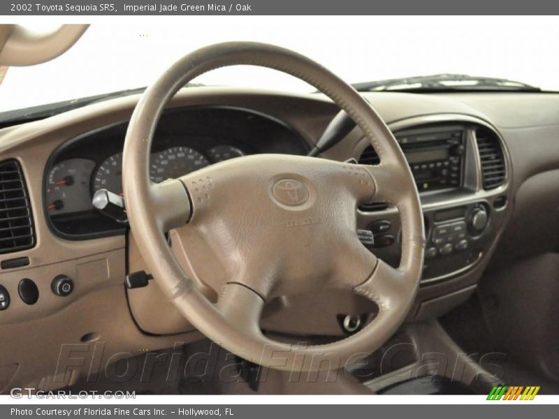 Imperial Jade Green Mica / Oak 2002 Toyota Sequoia SR5