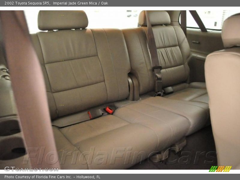 Imperial Jade Green Mica / Oak 2002 Toyota Sequoia SR5