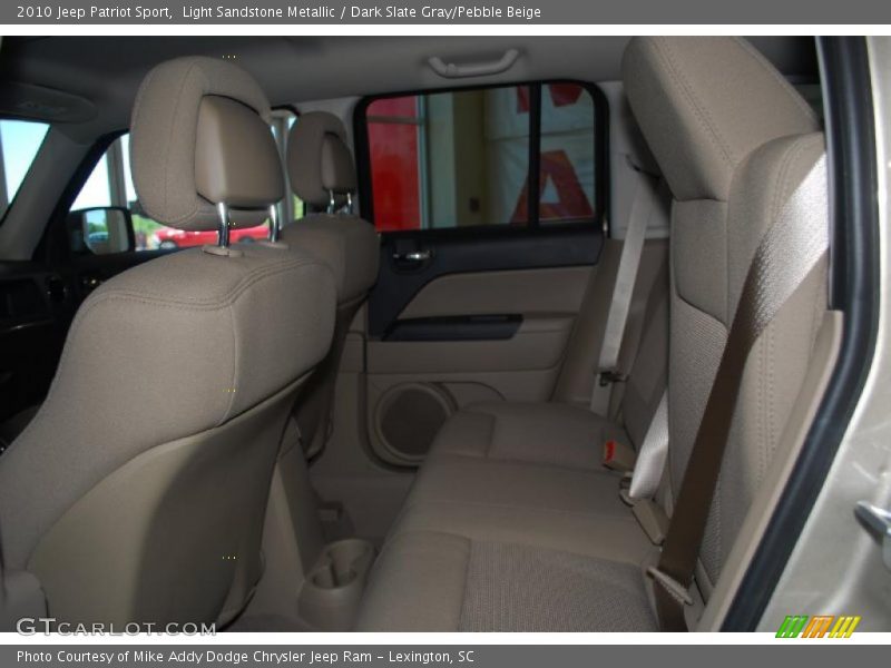 Light Sandstone Metallic / Dark Slate Gray/Pebble Beige 2010 Jeep Patriot Sport