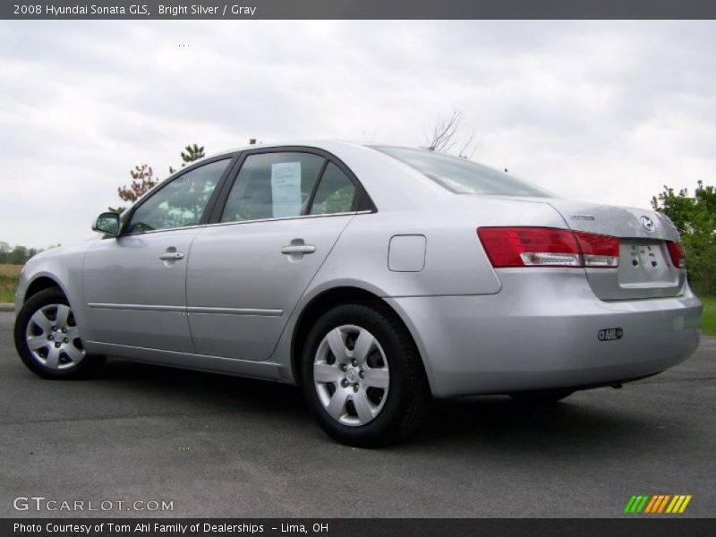 Bright Silver / Gray 2008 Hyundai Sonata GLS