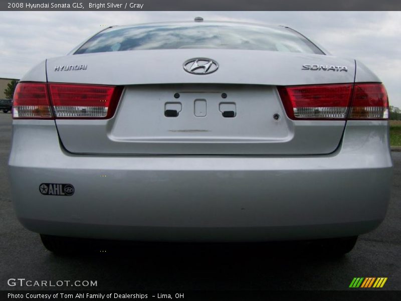 Bright Silver / Gray 2008 Hyundai Sonata GLS