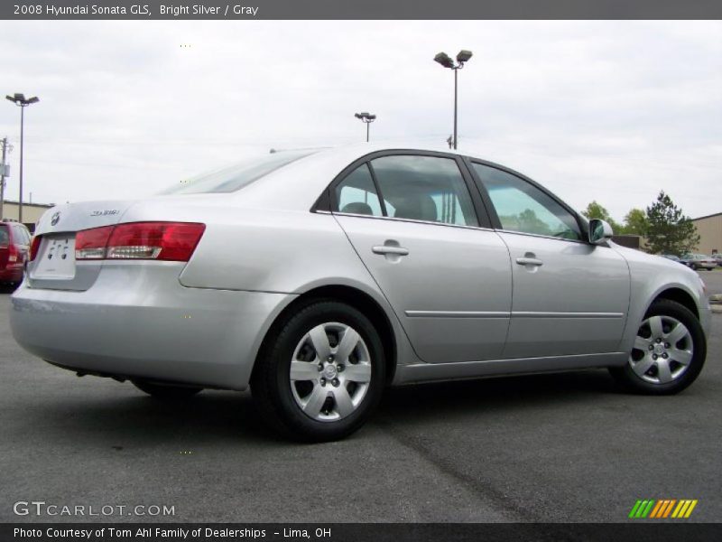 Bright Silver / Gray 2008 Hyundai Sonata GLS
