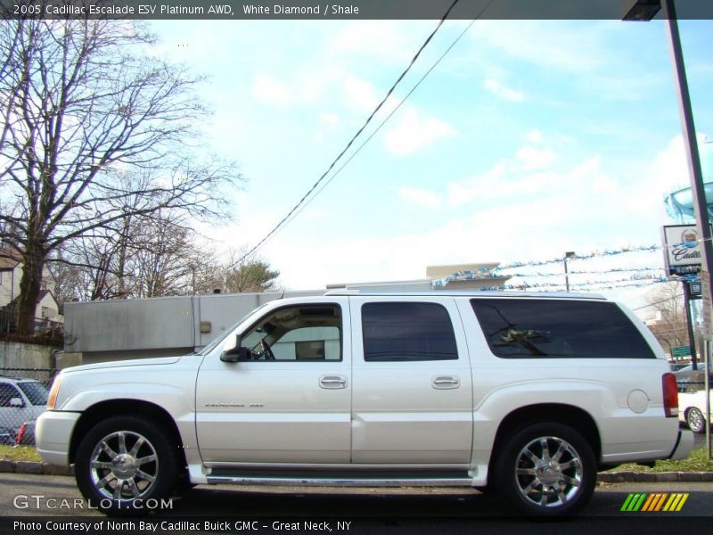 White Diamond / Shale 2005 Cadillac Escalade ESV Platinum AWD