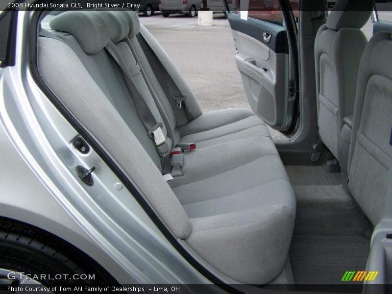 Bright Silver / Gray 2008 Hyundai Sonata GLS