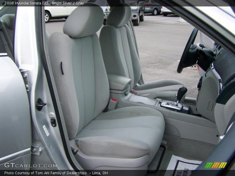 Bright Silver / Gray 2008 Hyundai Sonata GLS