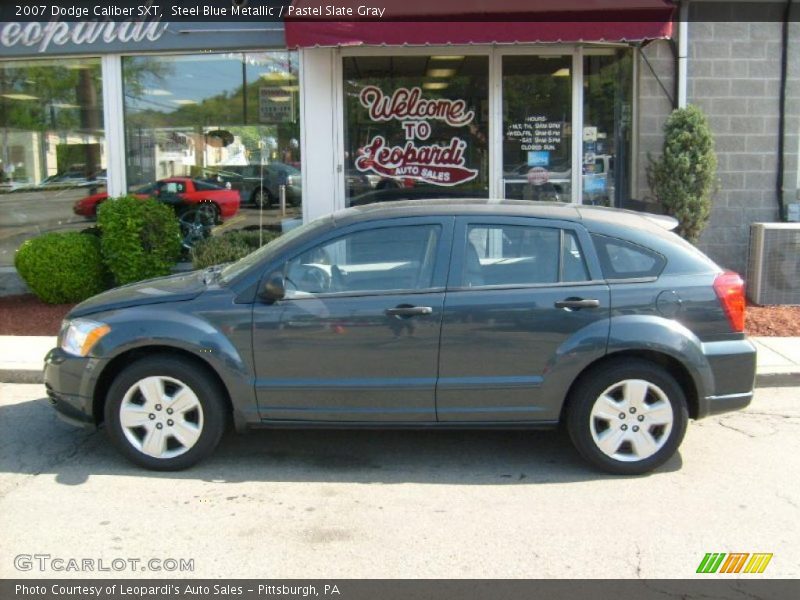 Steel Blue Metallic / Pastel Slate Gray 2007 Dodge Caliber SXT