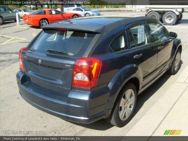 Steel Blue Metallic / Pastel Slate Gray 2007 Dodge Caliber SXT
