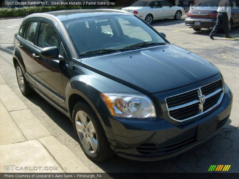 Steel Blue Metallic / Pastel Slate Gray 2007 Dodge Caliber SXT