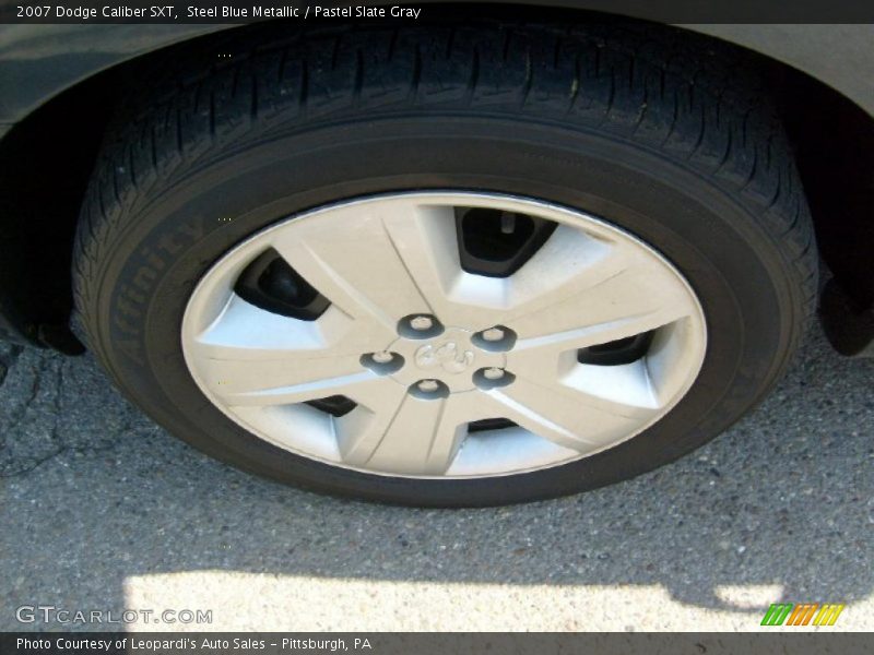 Steel Blue Metallic / Pastel Slate Gray 2007 Dodge Caliber SXT