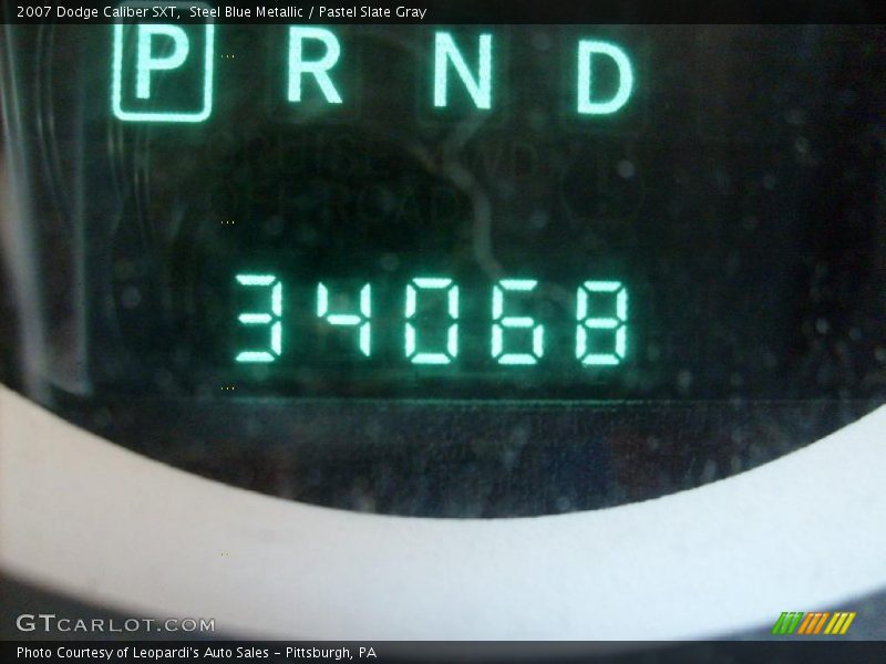 Steel Blue Metallic / Pastel Slate Gray 2007 Dodge Caliber SXT