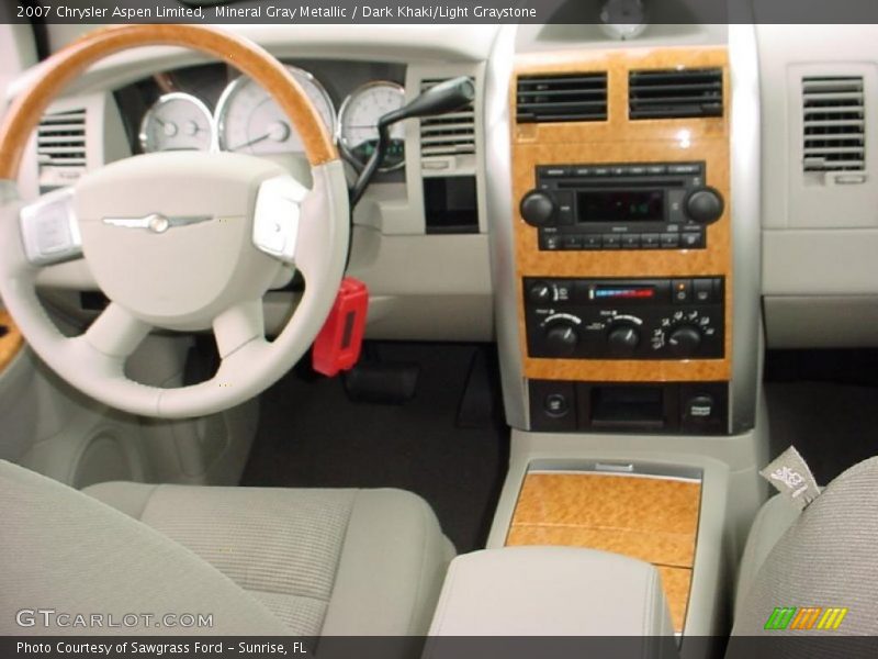 Mineral Gray Metallic / Dark Khaki/Light Graystone 2007 Chrysler Aspen Limited