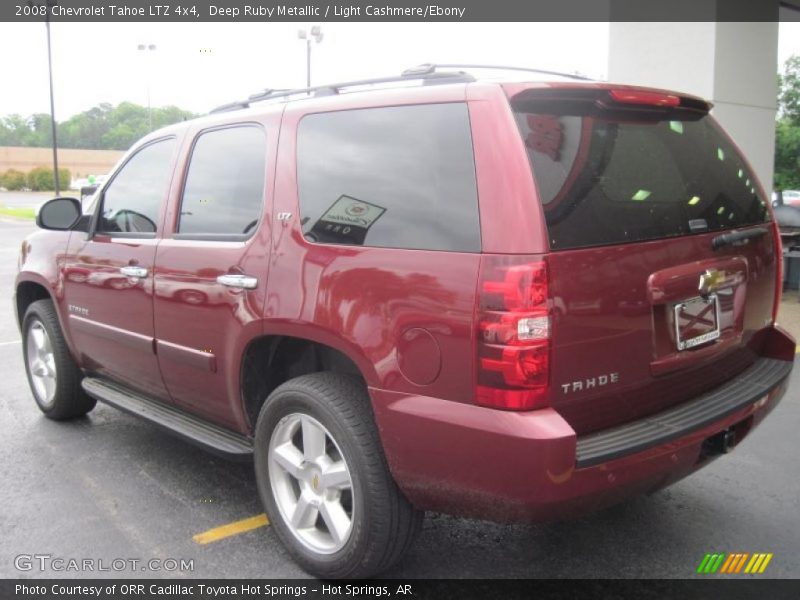 Deep Ruby Metallic / Light Cashmere/Ebony 2008 Chevrolet Tahoe LTZ 4x4
