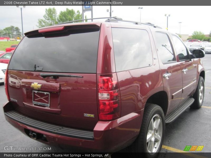 Deep Ruby Metallic / Light Cashmere/Ebony 2008 Chevrolet Tahoe LTZ 4x4