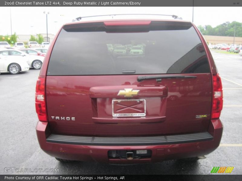 Deep Ruby Metallic / Light Cashmere/Ebony 2008 Chevrolet Tahoe LTZ 4x4