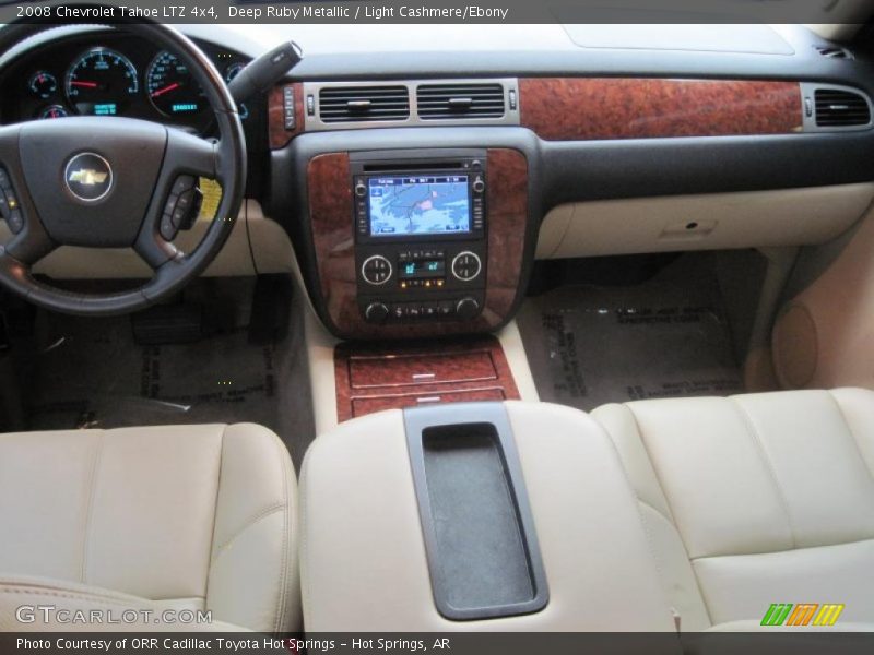 Deep Ruby Metallic / Light Cashmere/Ebony 2008 Chevrolet Tahoe LTZ 4x4