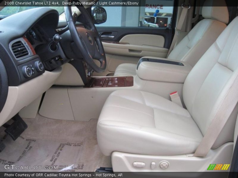 Deep Ruby Metallic / Light Cashmere/Ebony 2008 Chevrolet Tahoe LTZ 4x4