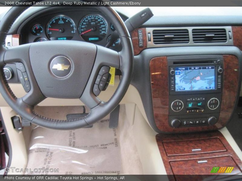 Deep Ruby Metallic / Light Cashmere/Ebony 2008 Chevrolet Tahoe LTZ 4x4