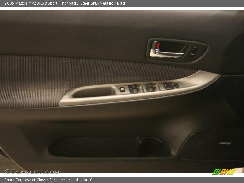 Steel Gray Metallic / Black 2005 Mazda MAZDA6 s Sport Hatchback