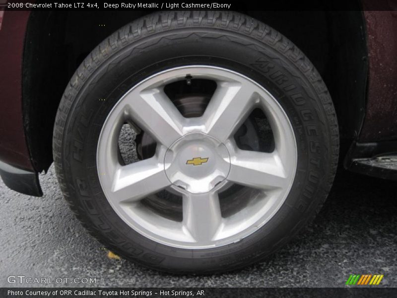 Deep Ruby Metallic / Light Cashmere/Ebony 2008 Chevrolet Tahoe LTZ 4x4
