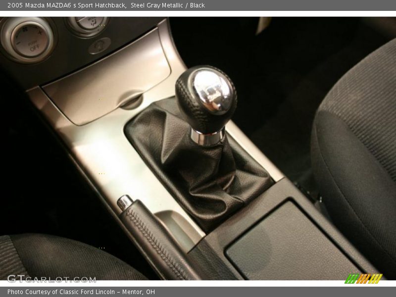 Steel Gray Metallic / Black 2005 Mazda MAZDA6 s Sport Hatchback
