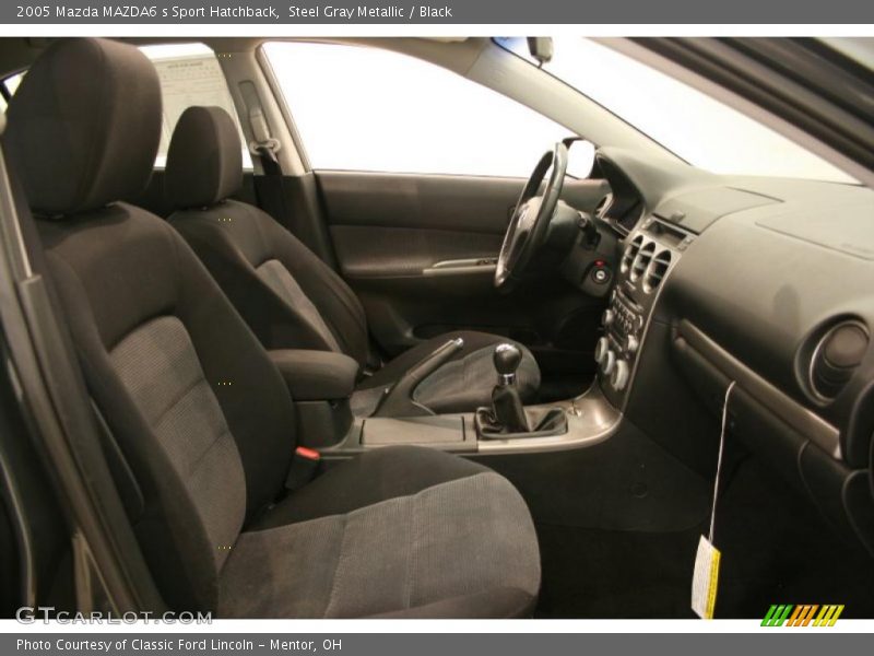 Steel Gray Metallic / Black 2005 Mazda MAZDA6 s Sport Hatchback