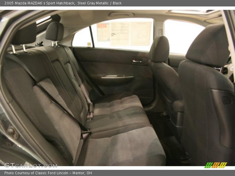 Steel Gray Metallic / Black 2005 Mazda MAZDA6 s Sport Hatchback
