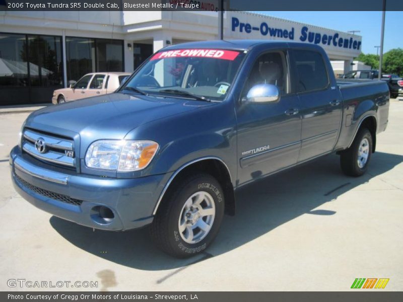 Bluesteel Metallic / Taupe 2006 Toyota Tundra SR5 Double Cab