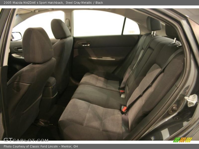 Steel Gray Metallic / Black 2005 Mazda MAZDA6 s Sport Hatchback