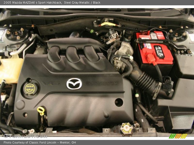 Steel Gray Metallic / Black 2005 Mazda MAZDA6 s Sport Hatchback